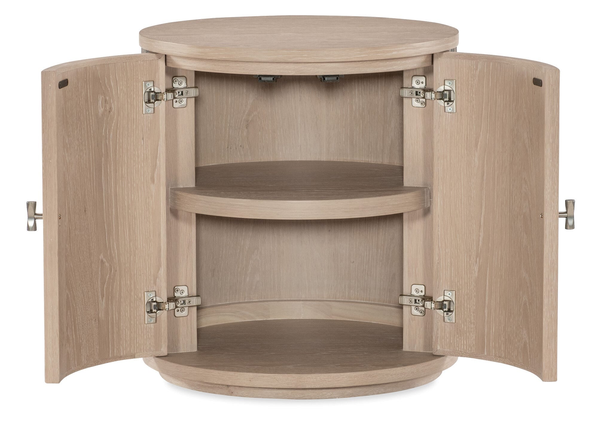 Margaritaville Siren Song Round End Table - Straight Open Image