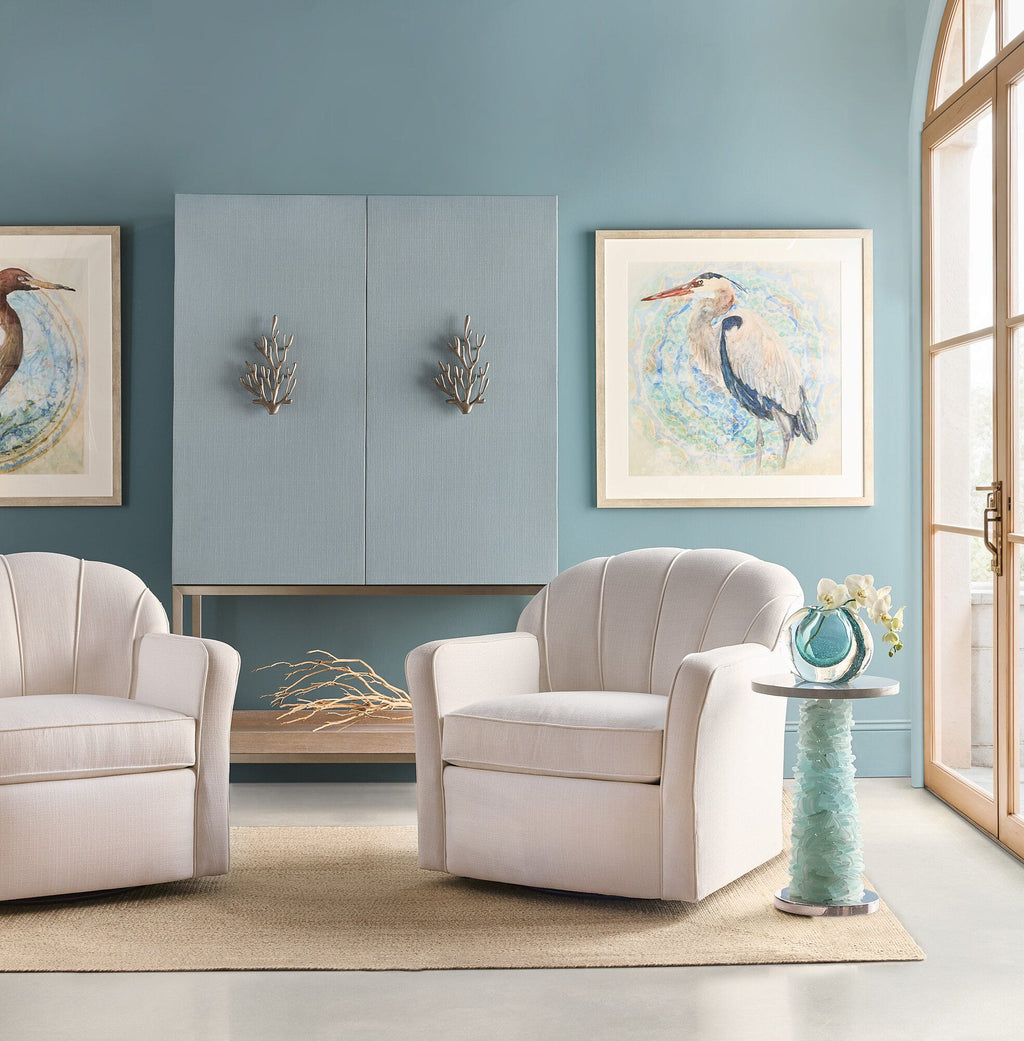 Margaritaville Sandshell Swivel Chair
