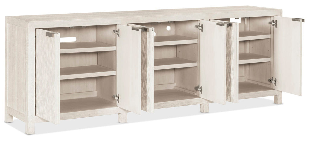 Margaritaville Solstice Credenza Open Silo Image 2