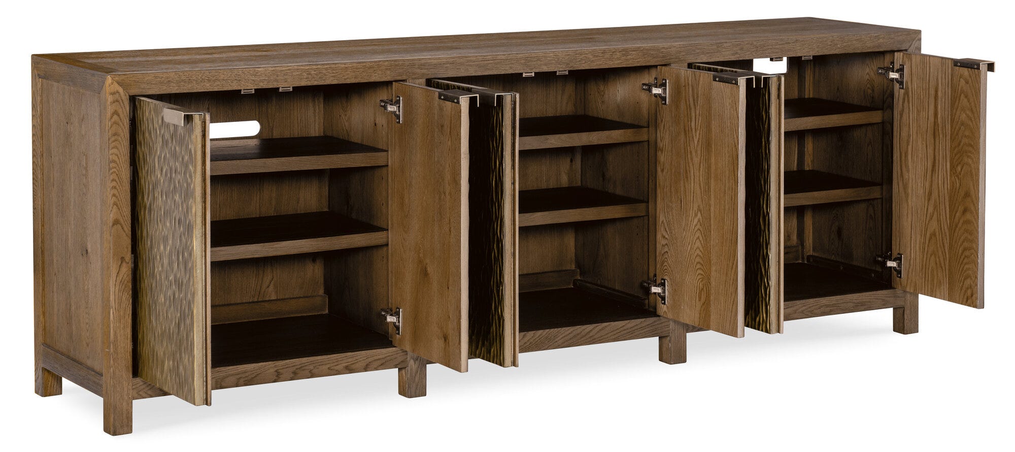 Margaritaville Sunset Credenza Open Silo Image 2