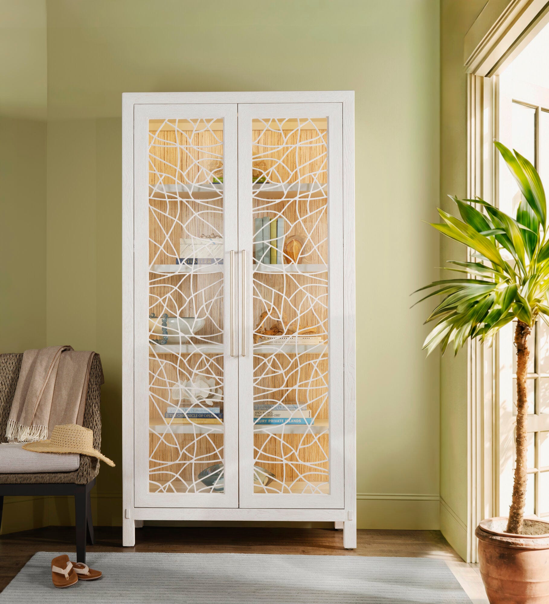 Margaritaville Duval Display Cabinet
