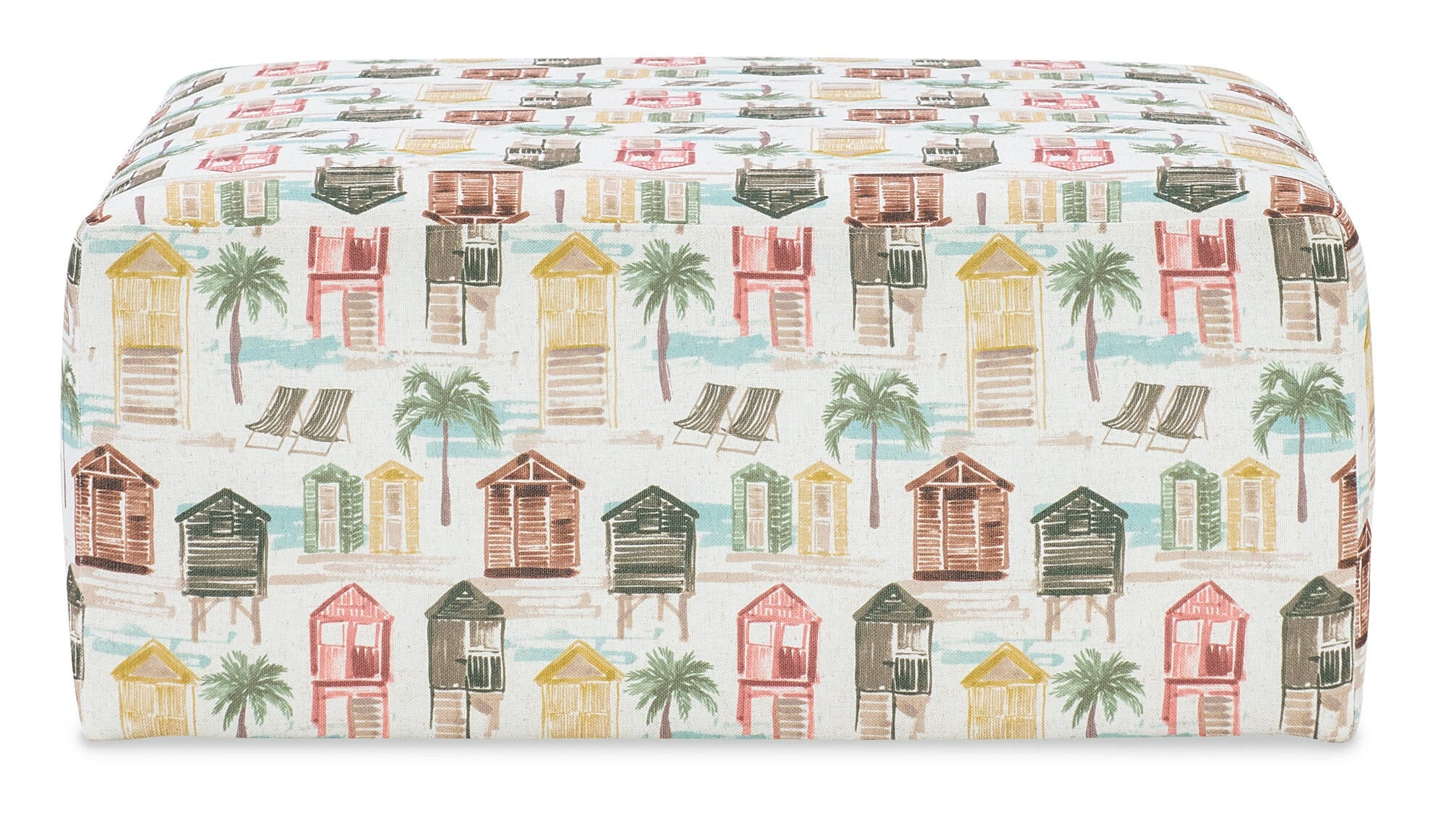 Margaritaville Sit-N-Chill Medium Square Ottoman Back Silo Image