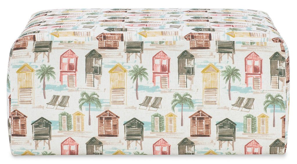 Margaritaville Sit-N-Chill Medium Square Ottoman Side Silo Image