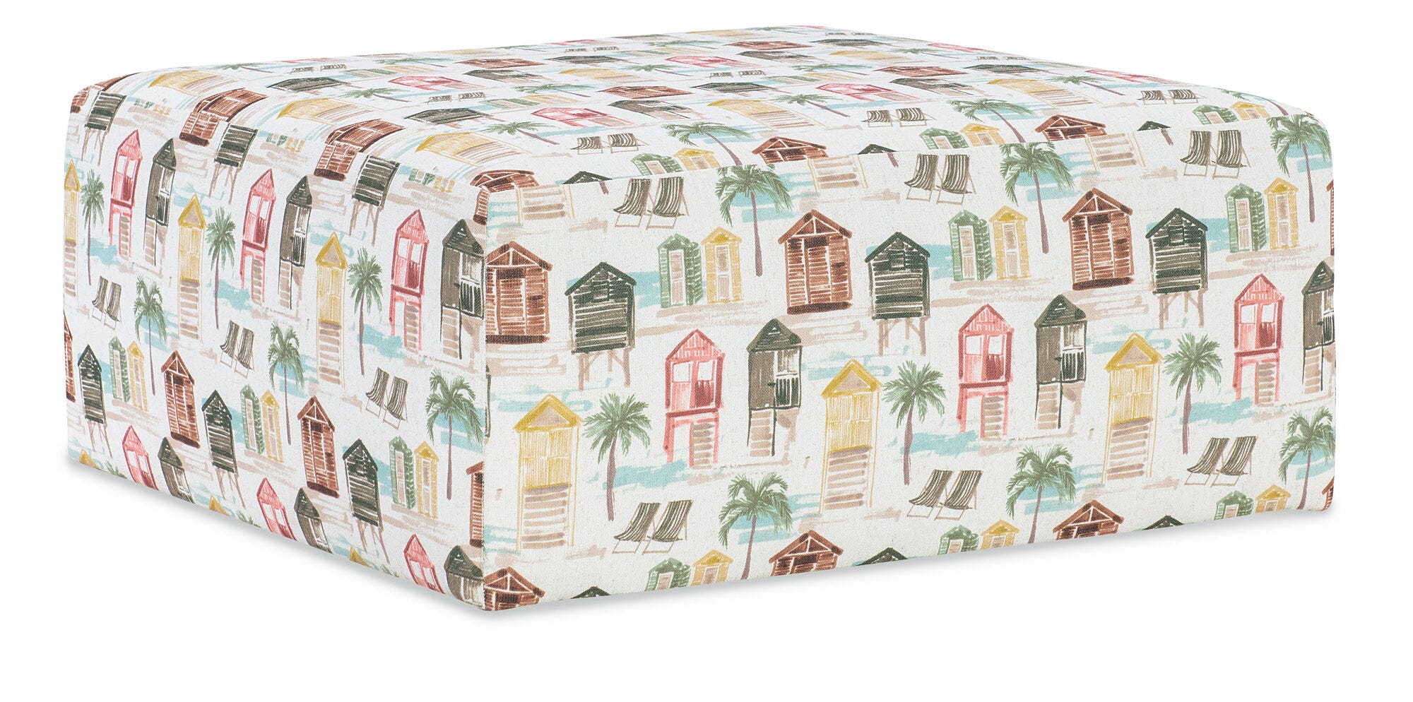 Margaritaville Sit-N-Chill Medium Square Ottoman Silo Image