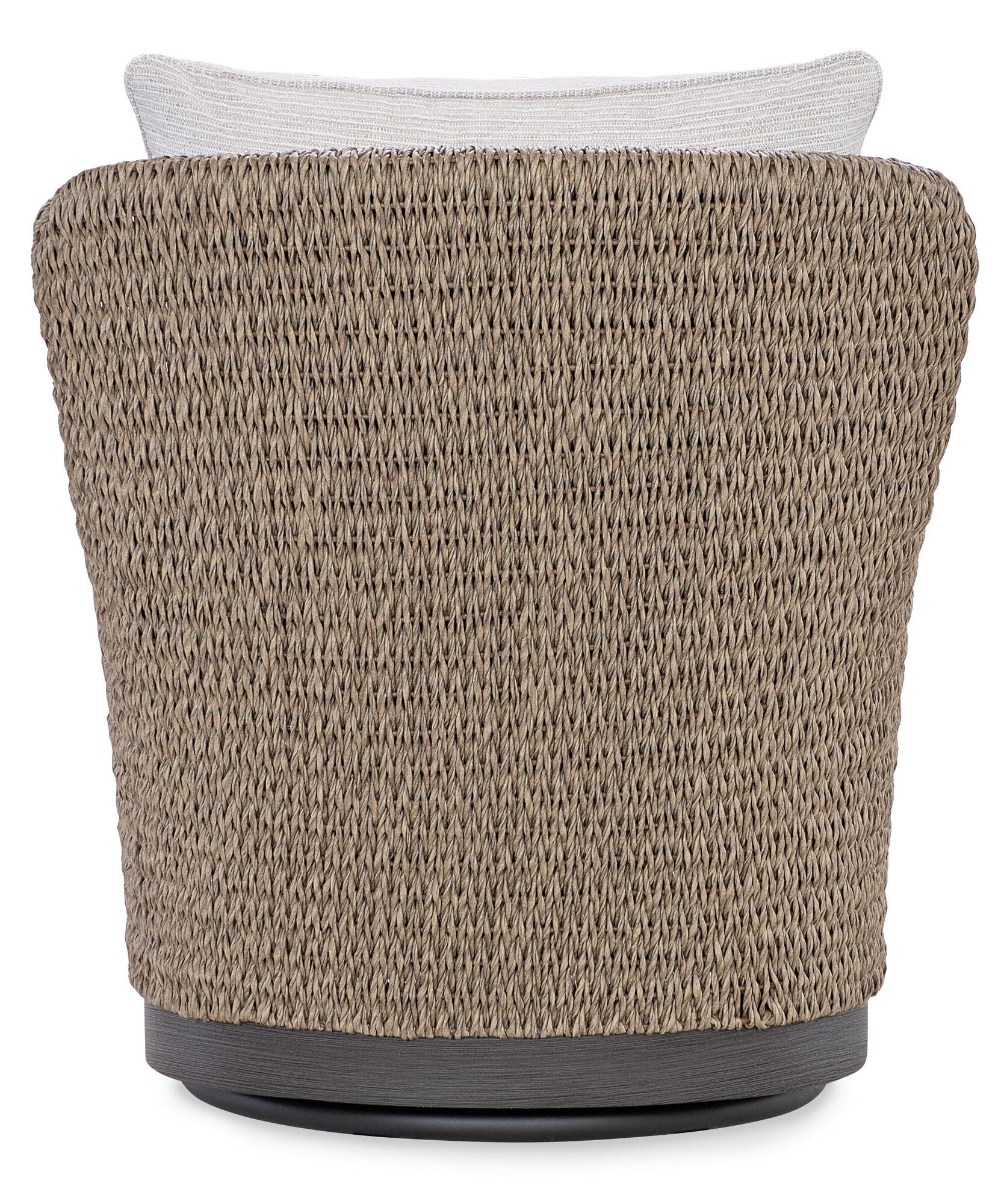 Margaritaville Seychelles Swivel Glider Club Chair in Poros Dune
