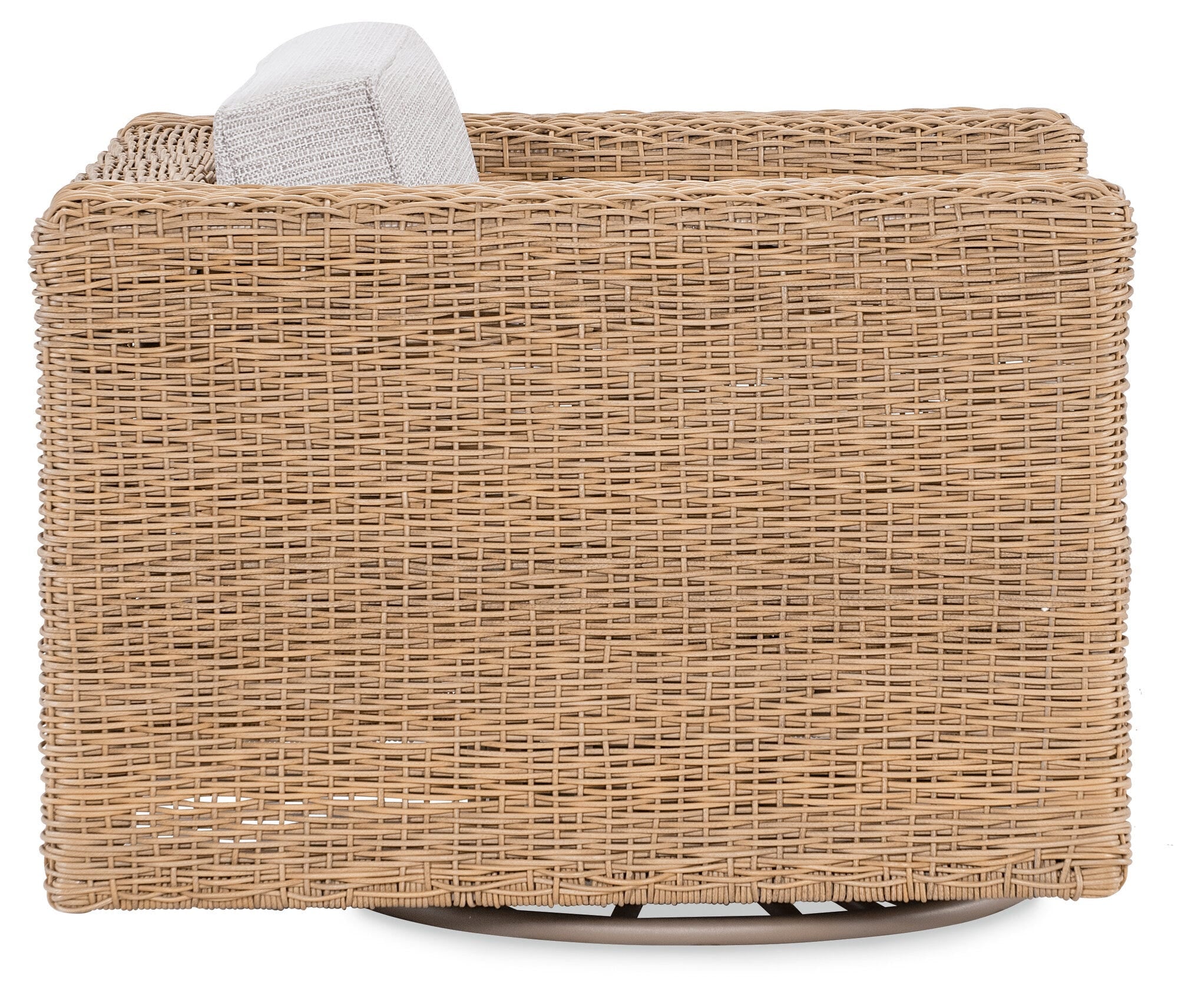 Margaritaville Somerset Swivel Glider Club Chair in Poros Dune