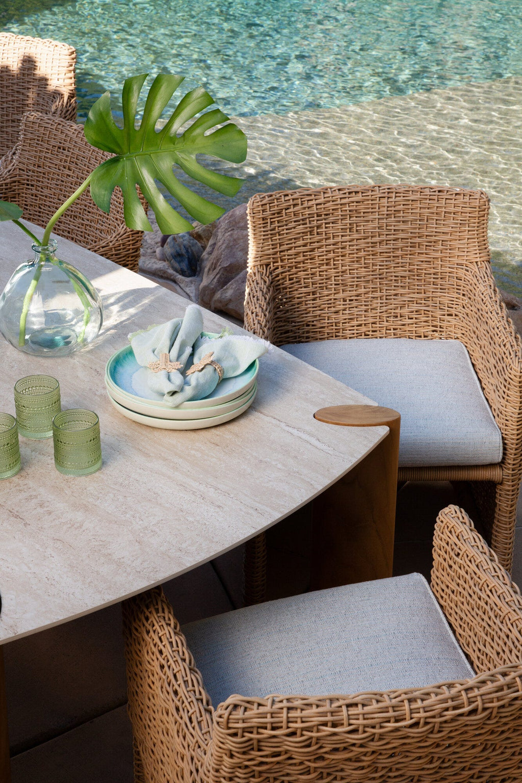 Margaritaville Somerset Dining Chair in Poros Dune