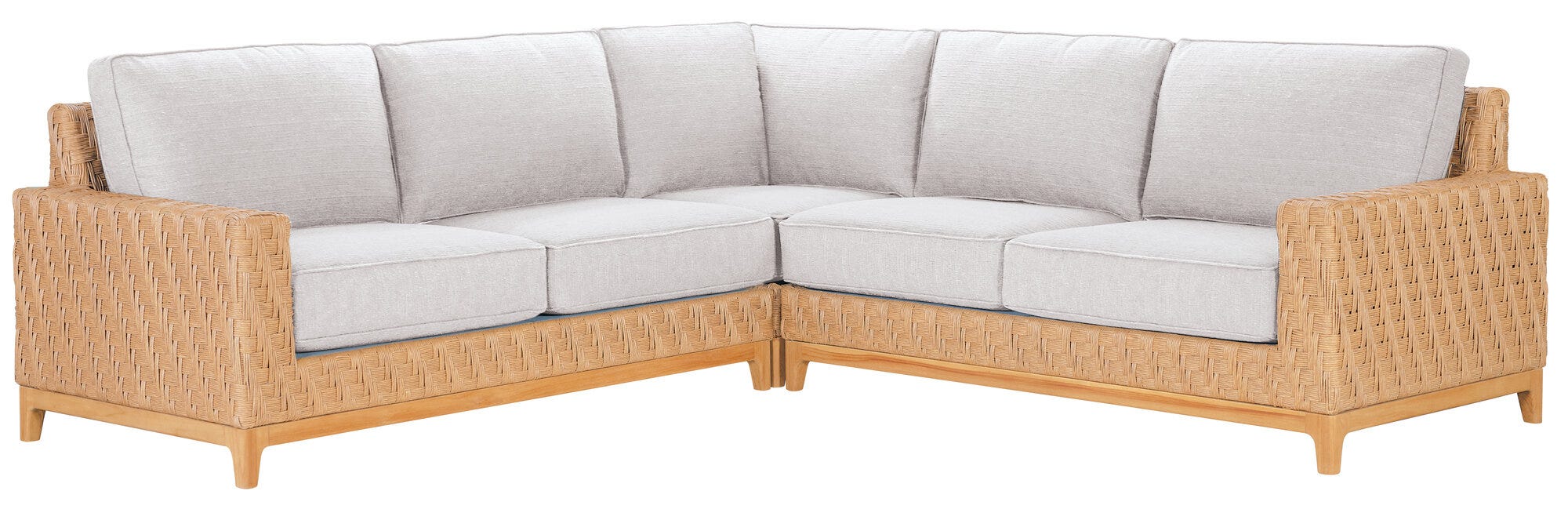 Margaritaville Catalina Left Arm Facing Loveseat in Poros Dune