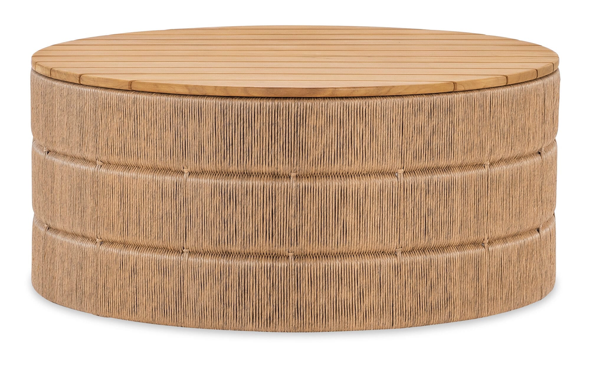 Margaritaville Avalon Wicker Storage Coffee Table - Silo Image 1