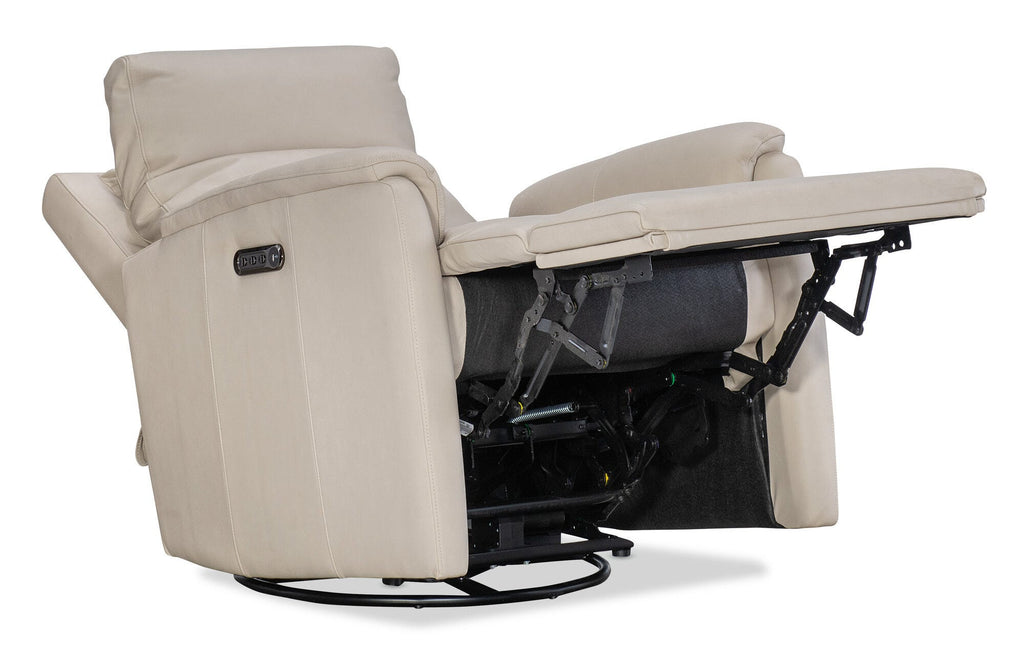Margaritaville Latitudes Power Swivel Recliner with Power Headrest and Power Lumbar - Full Open