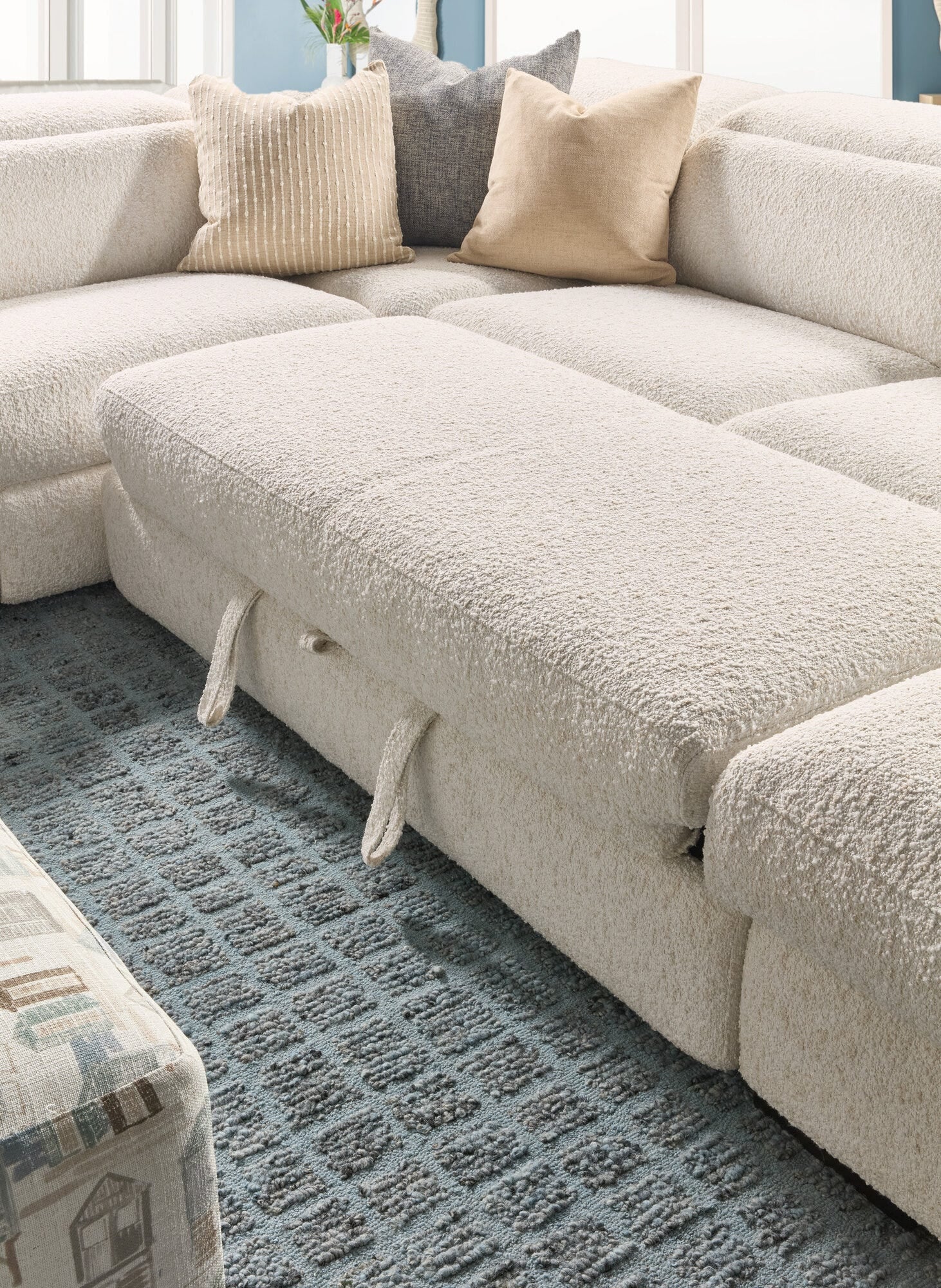 Margaritaville Sandbar Six-Piece Sleeper Sectional Detail Image 2