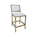 Maisy Opaque Gold finish Zen Dawn Performance fabric angle