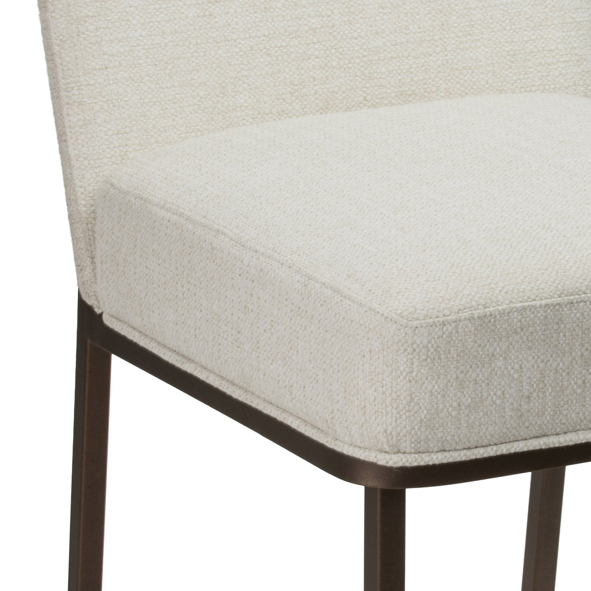 Marbury B241H26XS SunBronze finish SugarshackPeaarl fabric closeup2