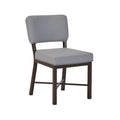 Miami Chair DC705H18 Cappucino finish with Dillon Steal fabric
