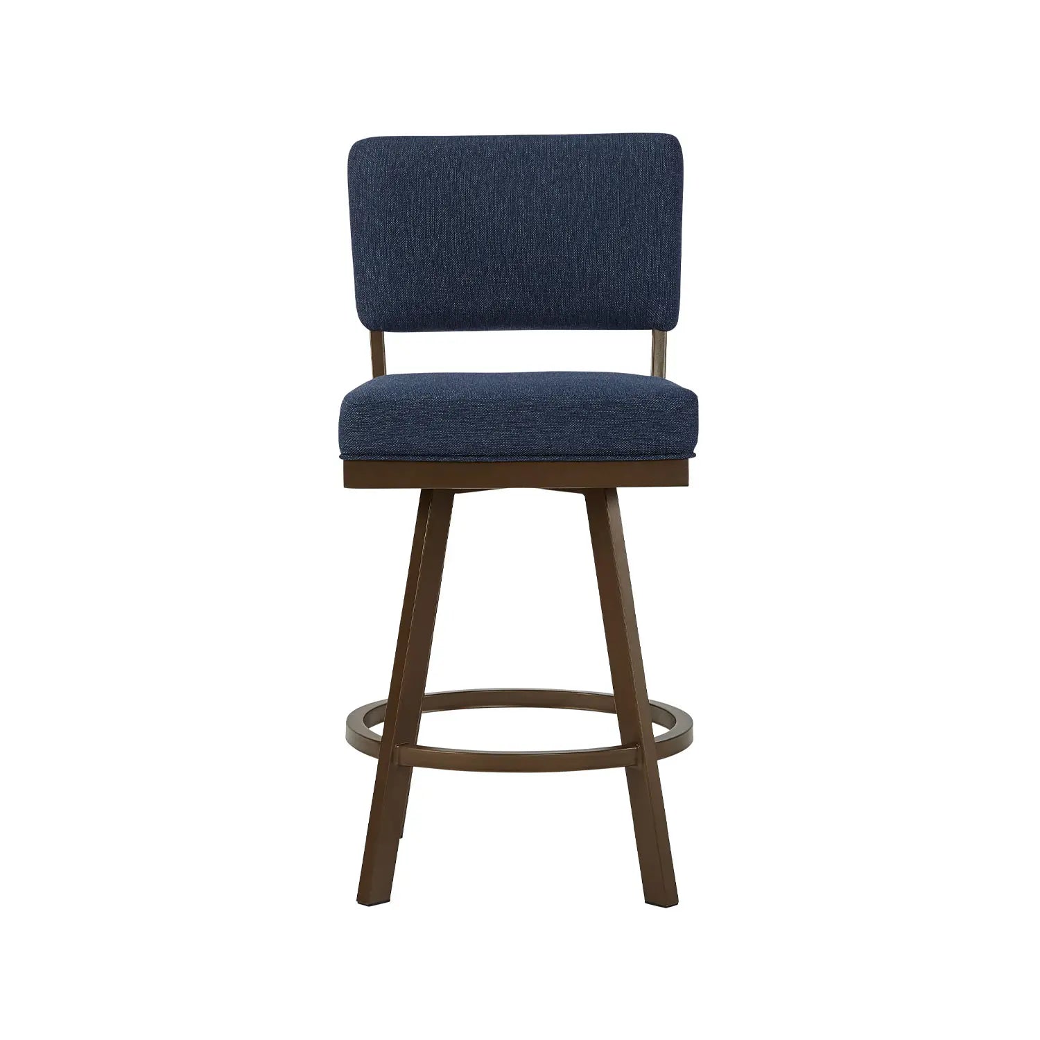 Miami B505H26S Expresso finish with Max Denim fabric front view