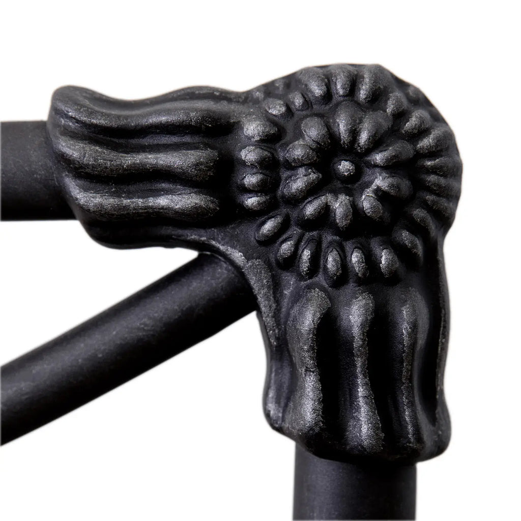 Montgomery 1081 queen CBMPF AgedIron finish closeup