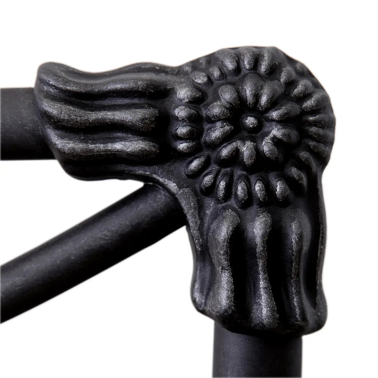 Montgomery 1081 queen CBMPF AgedIron finish closeup