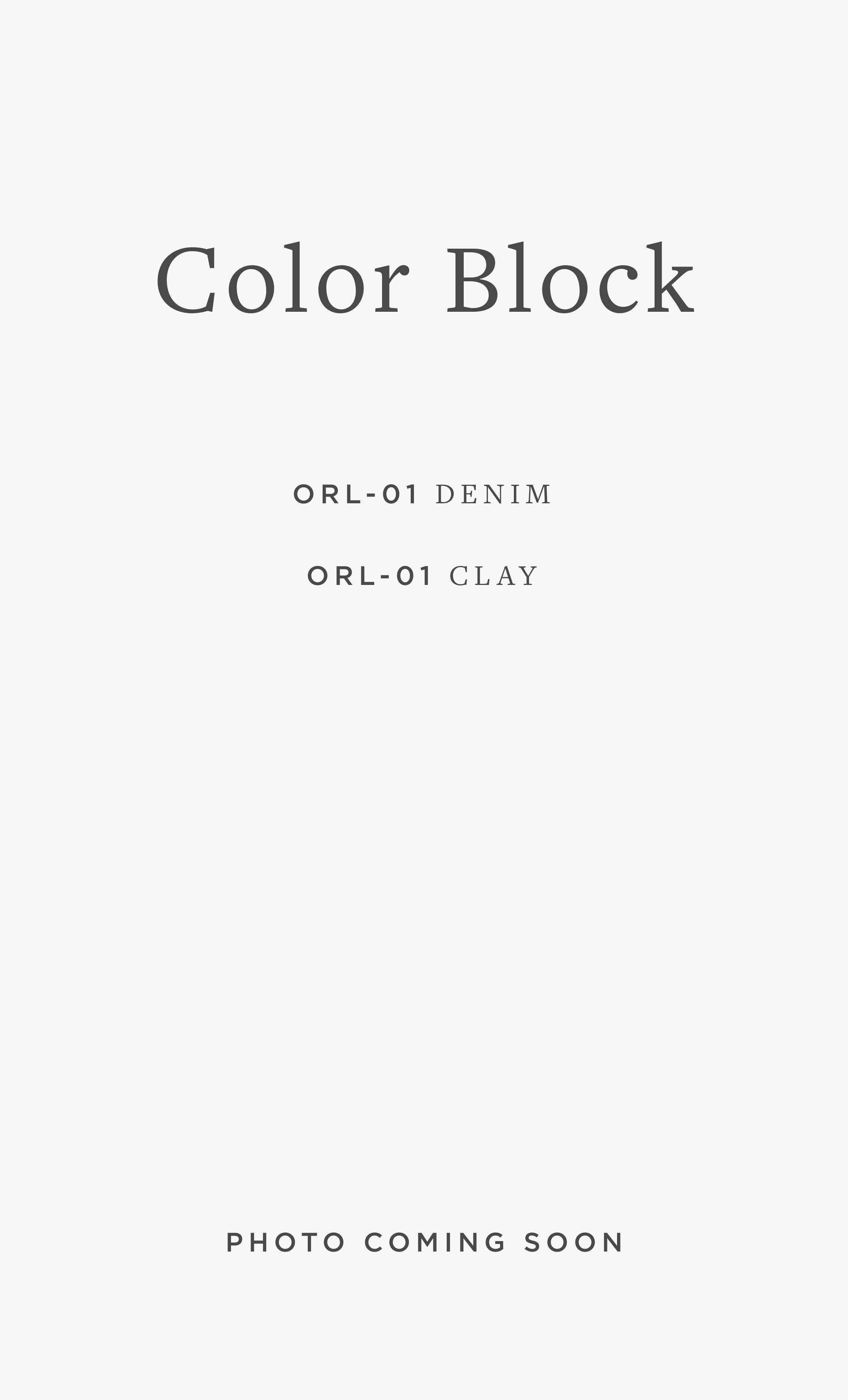 ORL-01 BR COLOR BLOCK / 02