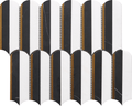 Roca Tile - Oval Nero Marquina & Tassos 10 x 11 Mosaic
