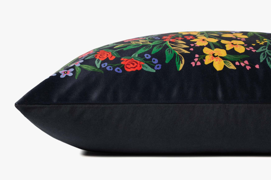 FLORAL MEDALLION PRP0042 NAVY