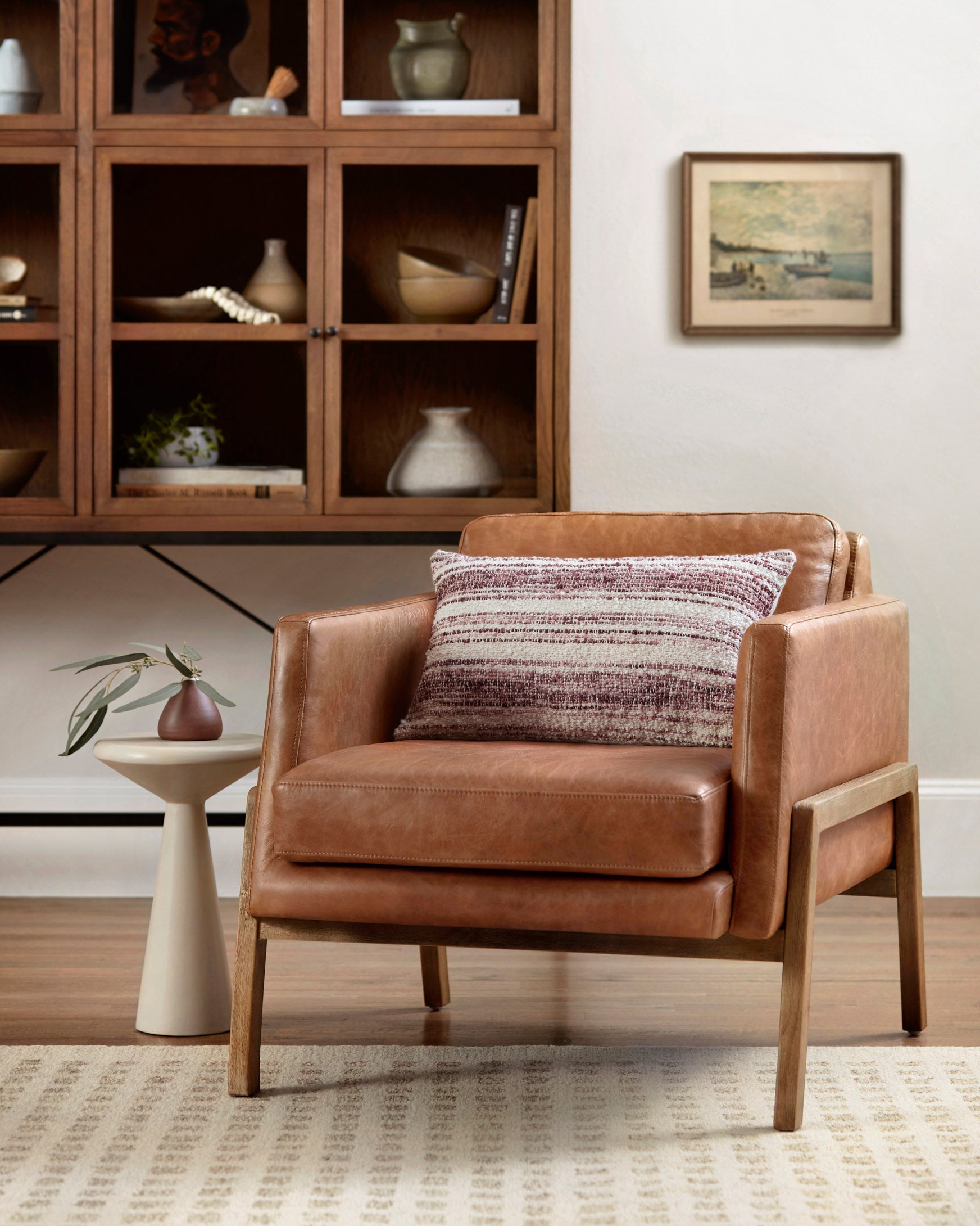 MEG PCJ0002 BURGUNDY / IVORY
