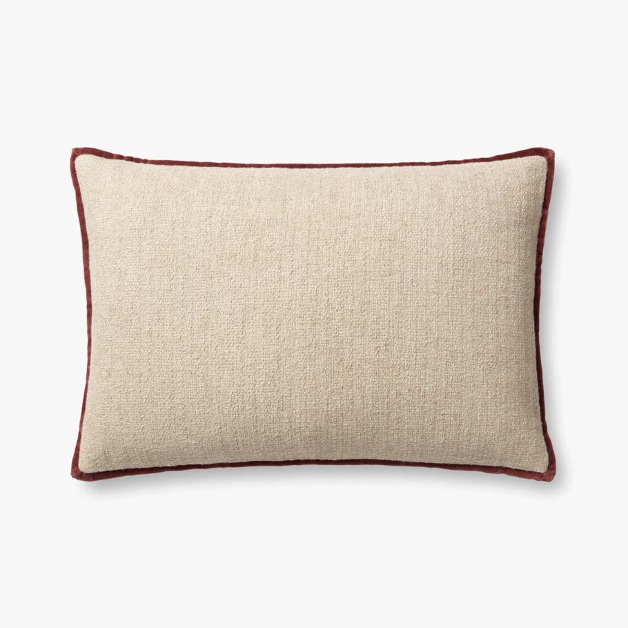 AVELINE PAL0035 IVORY / WINE