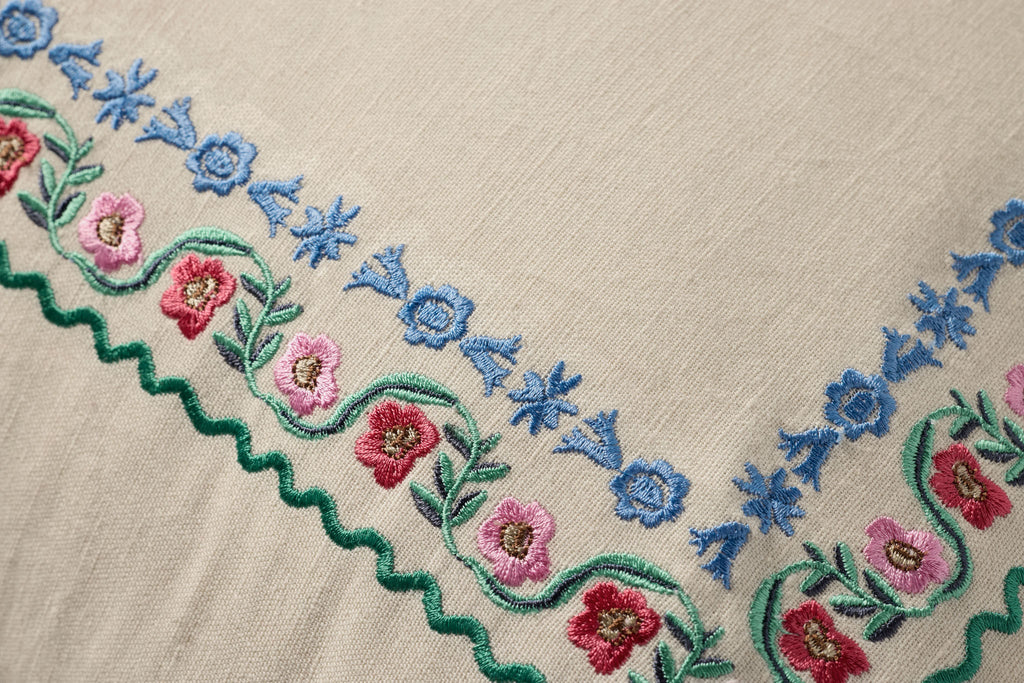 PRP0065 DELPHINE BORDER CREAM / MULTI