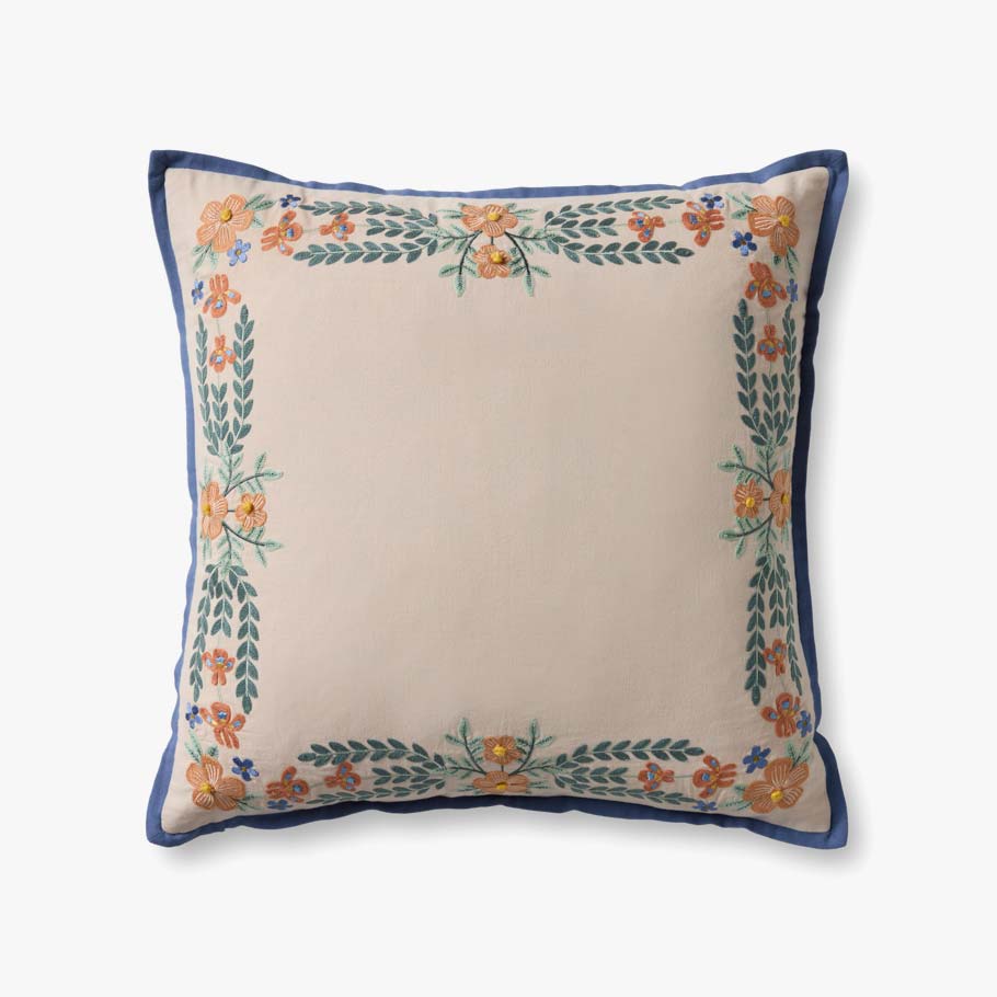 PRP0081 WILLOW BORDER IVORY / MULTI