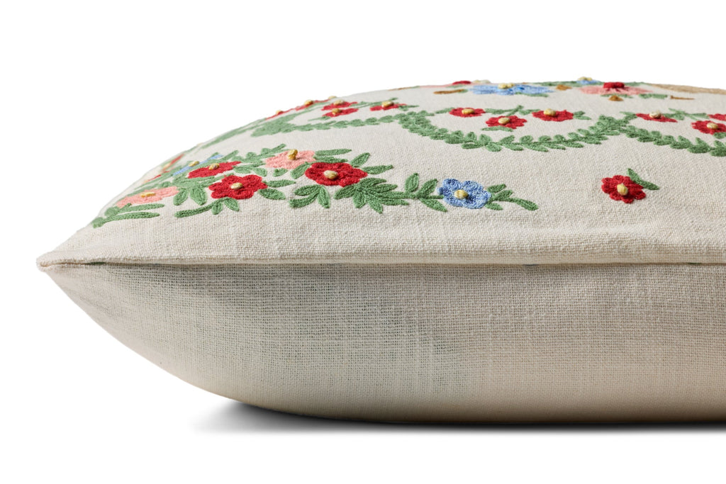 PRP0084 - ROSETTE VASE IVORY / MULTI