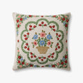PRP0084 - ROSETTE VASE IVORY / MULTI