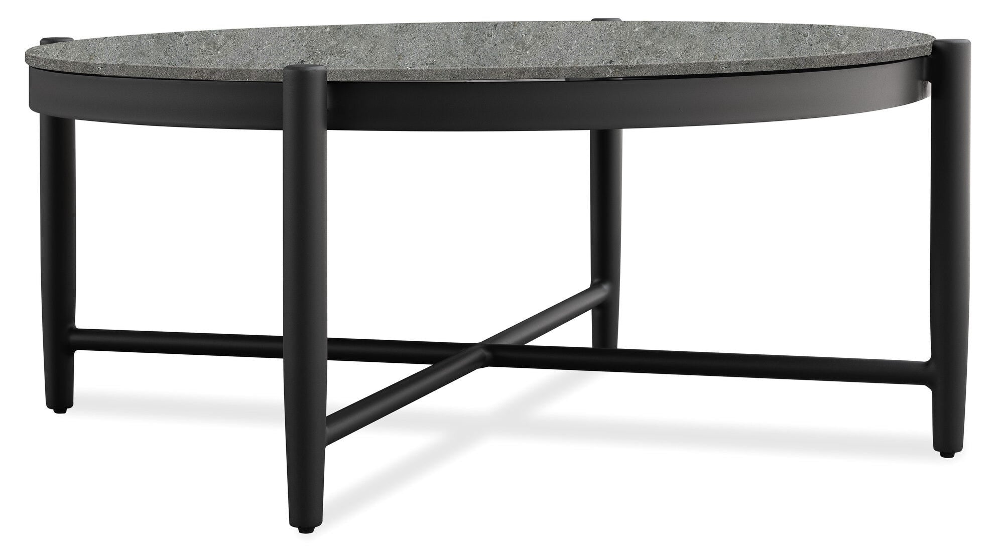 Graphite Round Post Coffee Table