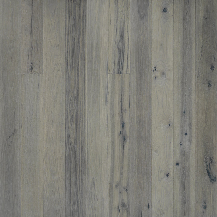 Jasmine Hickory Hardwood Floors from the True Hardwood Flooring Collection by Hallmark Floors. True Hardwood Flooring where the color goes throughout the surface layer without using stains or dyes.