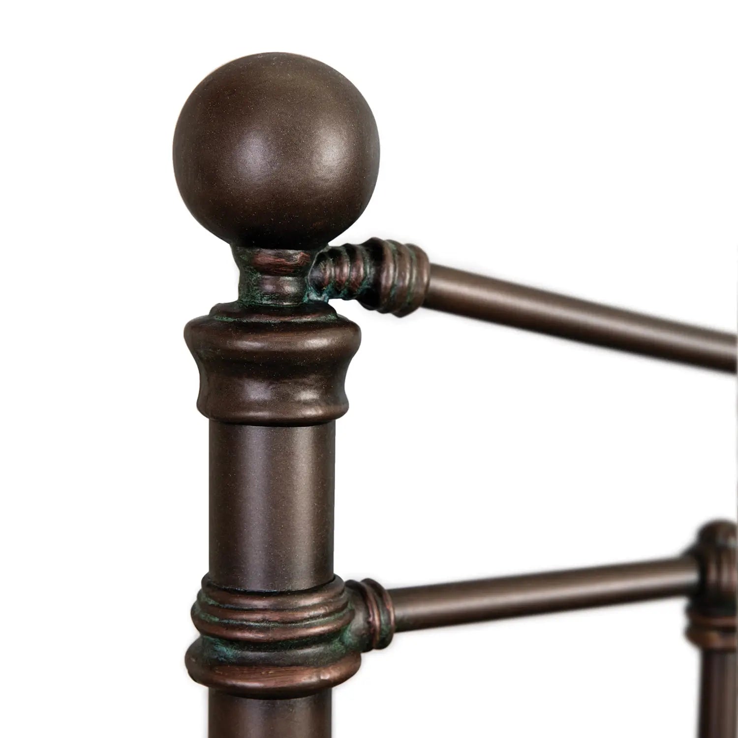 Quati 1046 queen Old Copper finish closeup