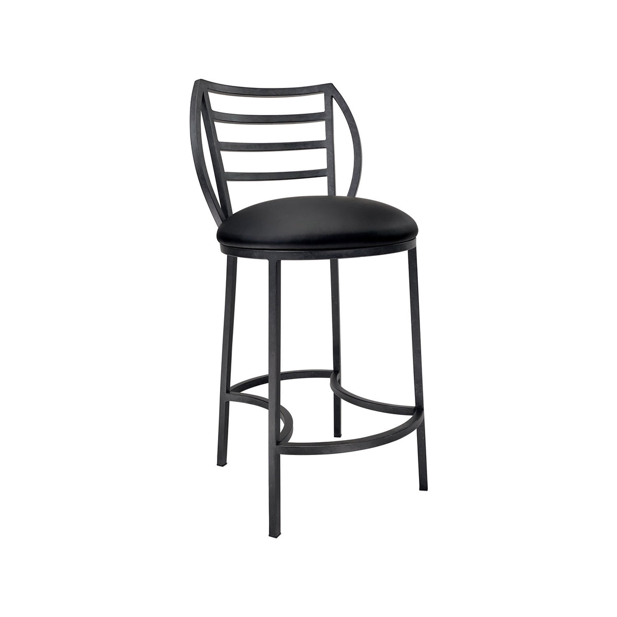 Quinn B259H26XS AgedIron finish DillonBlack fabric angle