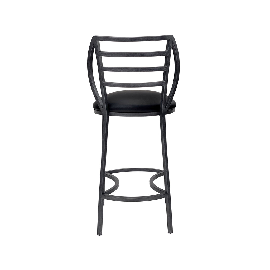 Quinn B259H26XS AgedIron finish DillonBlack fabric back