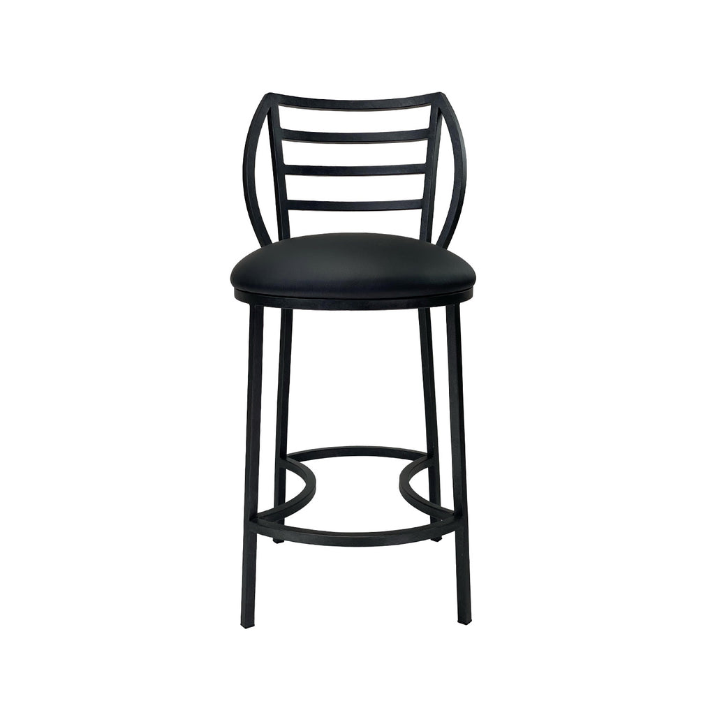 Quinn B259H26XS AgedIron finish DillonBlack fabric front