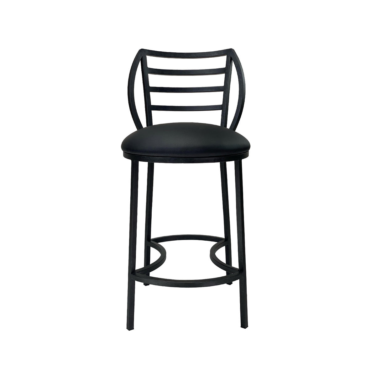 Quinn B259H26XS AgedIron finish DillonBlack fabric front