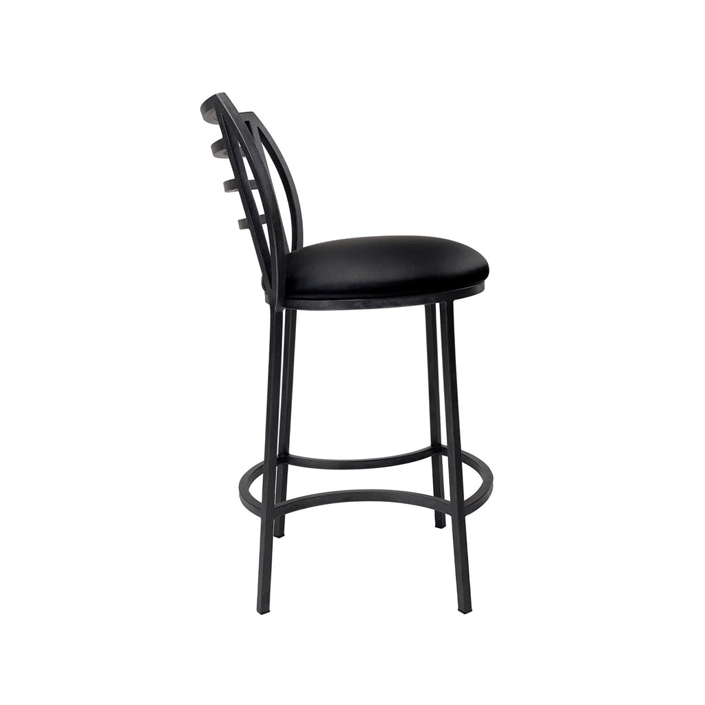 Quinn B259H26XS AgedIron finish DillonBlack fabric side