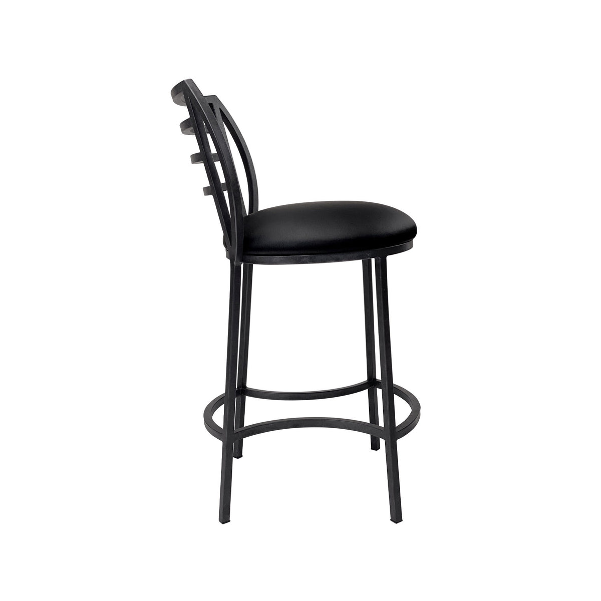 Quinn B259H26XS AgedIron finish DillonBlack fabric side