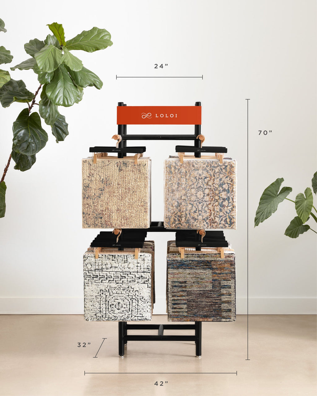 LOLOI SAMPLE RACK METAL