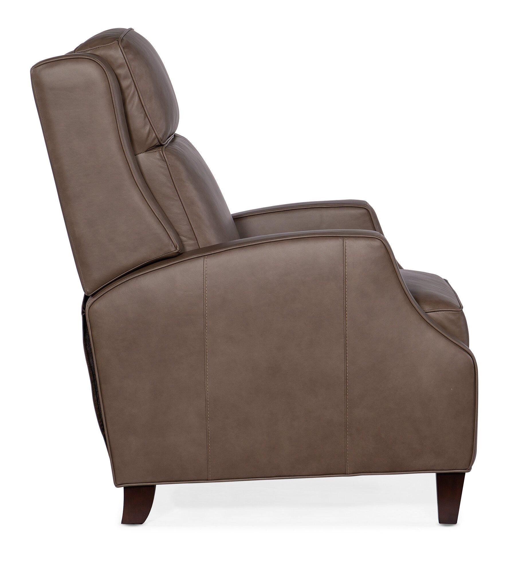 Tricia Manual Push Back Recliner - Side Image