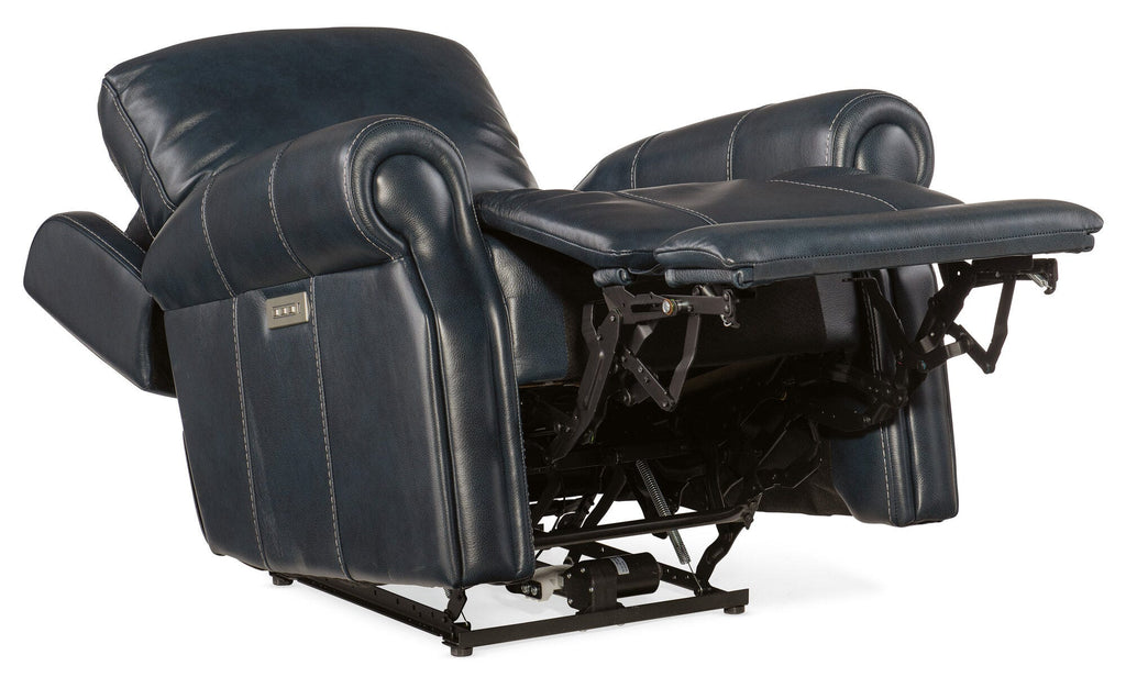 Eisley Power Recliner with Power Headrest & Lumbar - Full Open