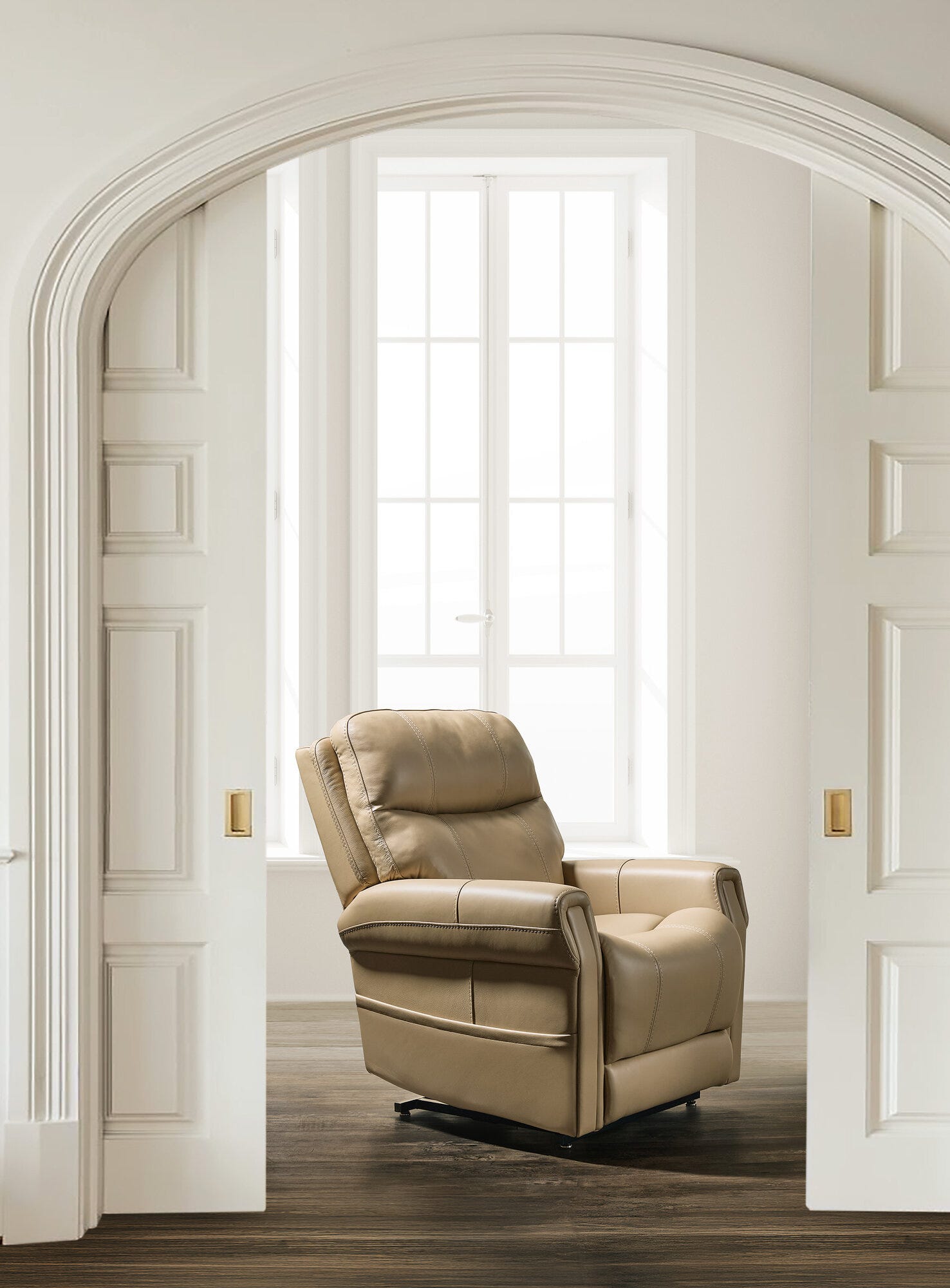 Carroll Power Recliner with Power Headrest, Lumbar & Lift