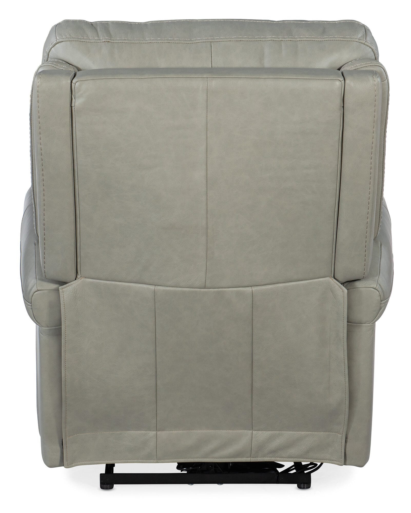 Carroll Power Recliner with Power Headrest & Lumbar - Back Straight