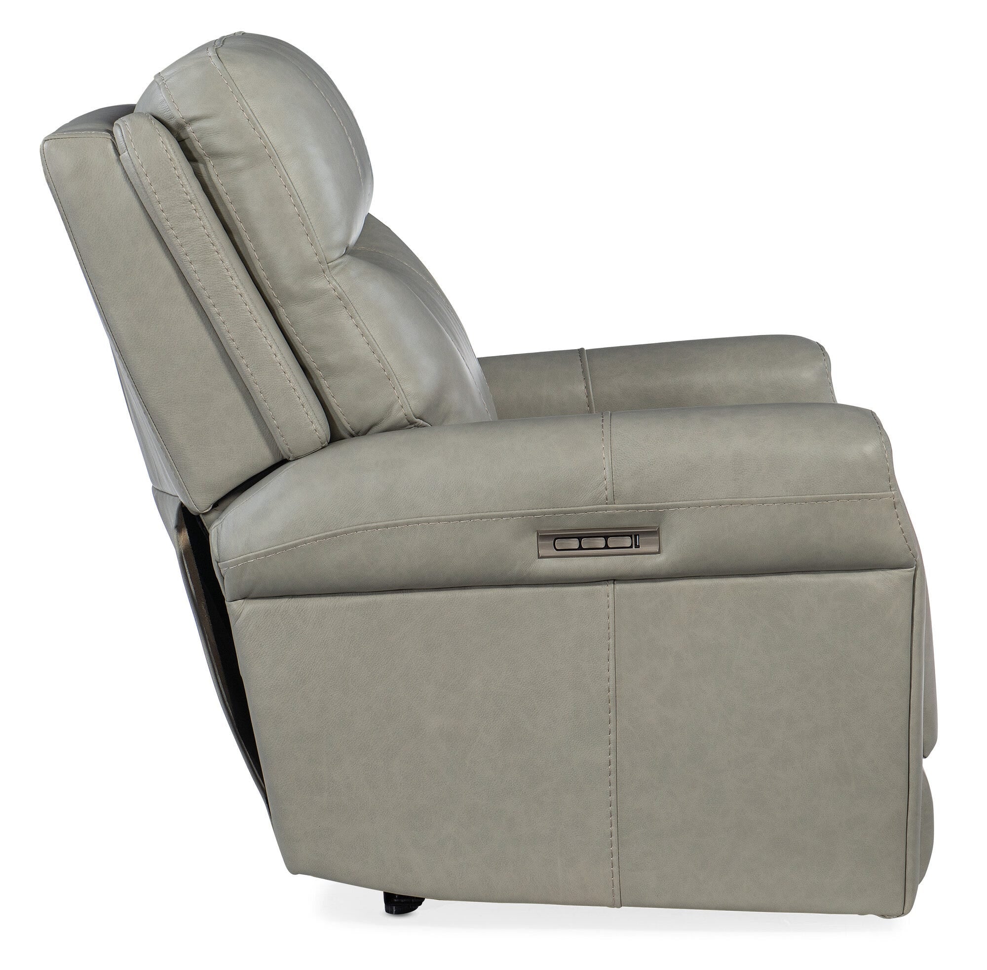Carroll Power Recliner with Power Headrest & Lumbar - Side