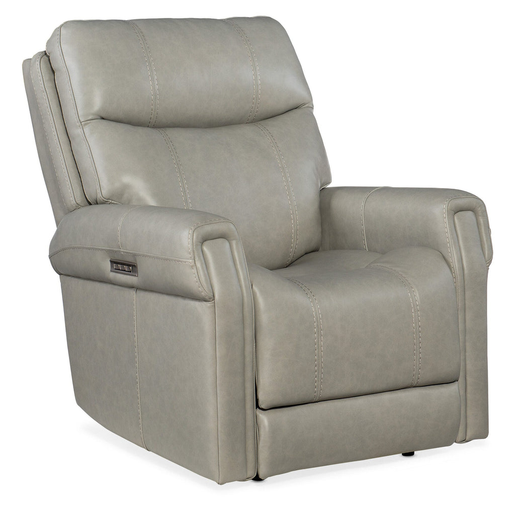 Carroll Power Recliner with Power Headrest & Lumbar - Silo Image 1