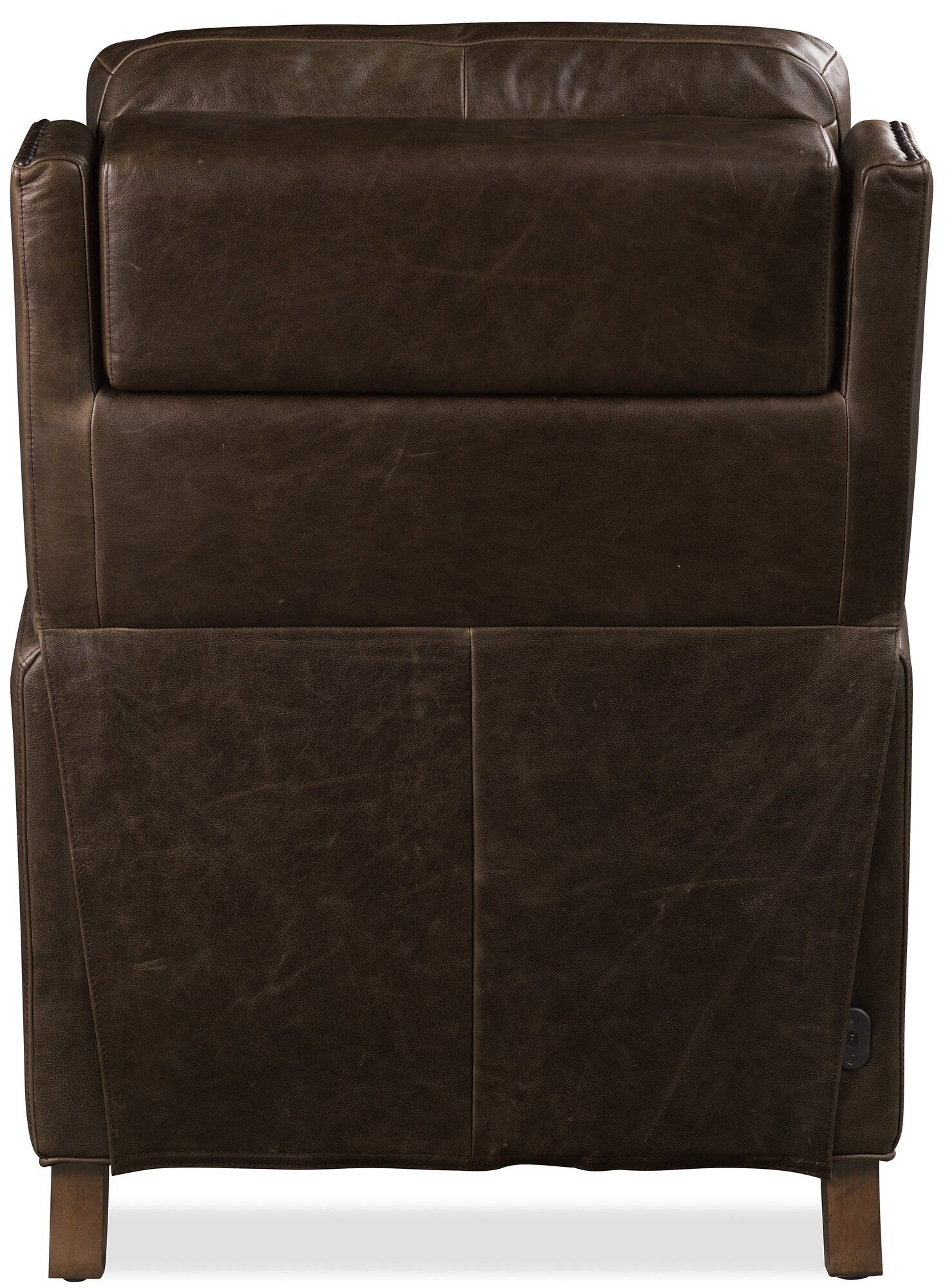 Jacklyn Power Recliner with Pop-Up Headrest - Back Straight