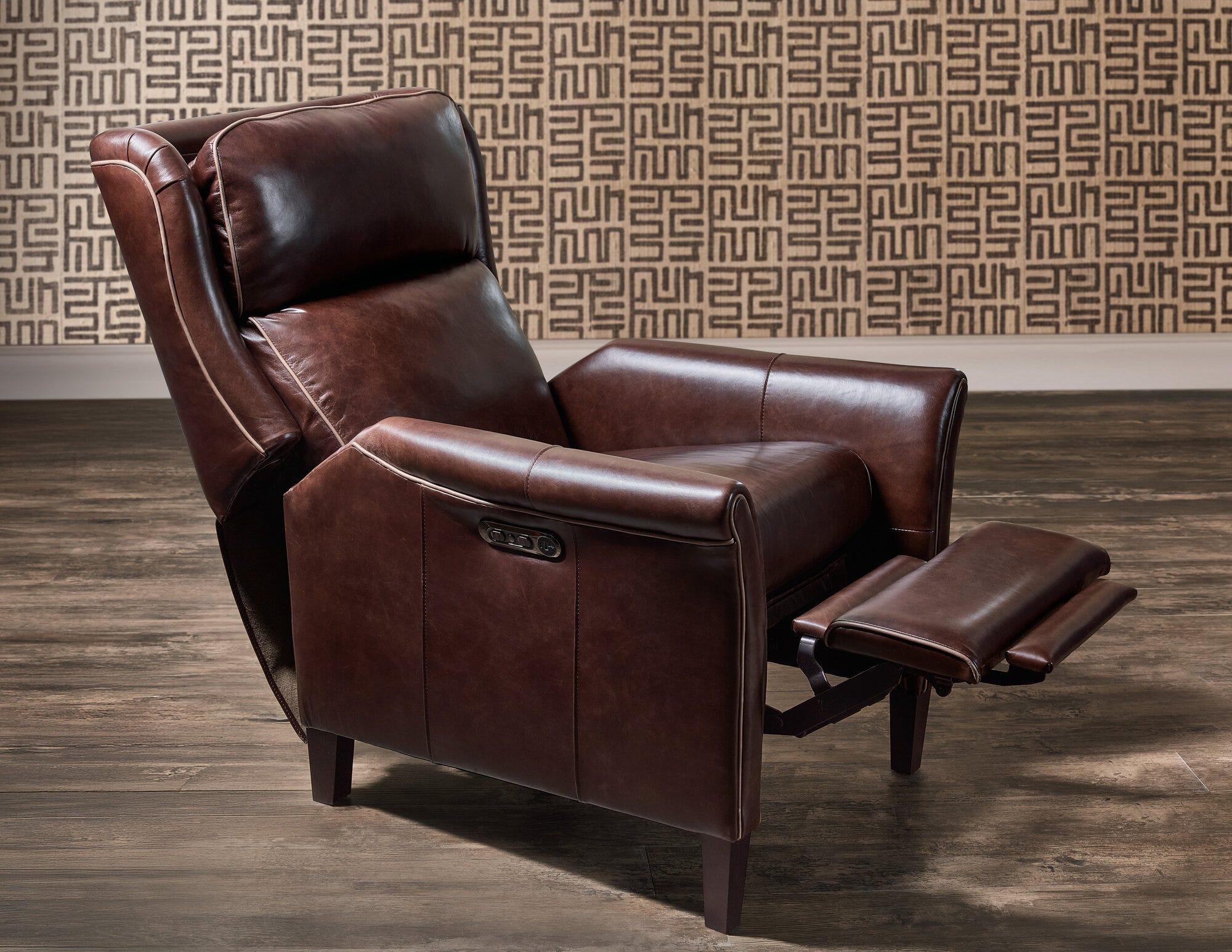Henley Power Recliner Detail Open