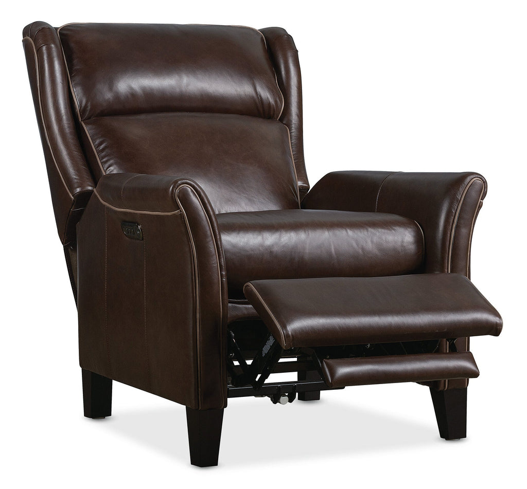 Henley Power Recliner with Power Headrest - Open