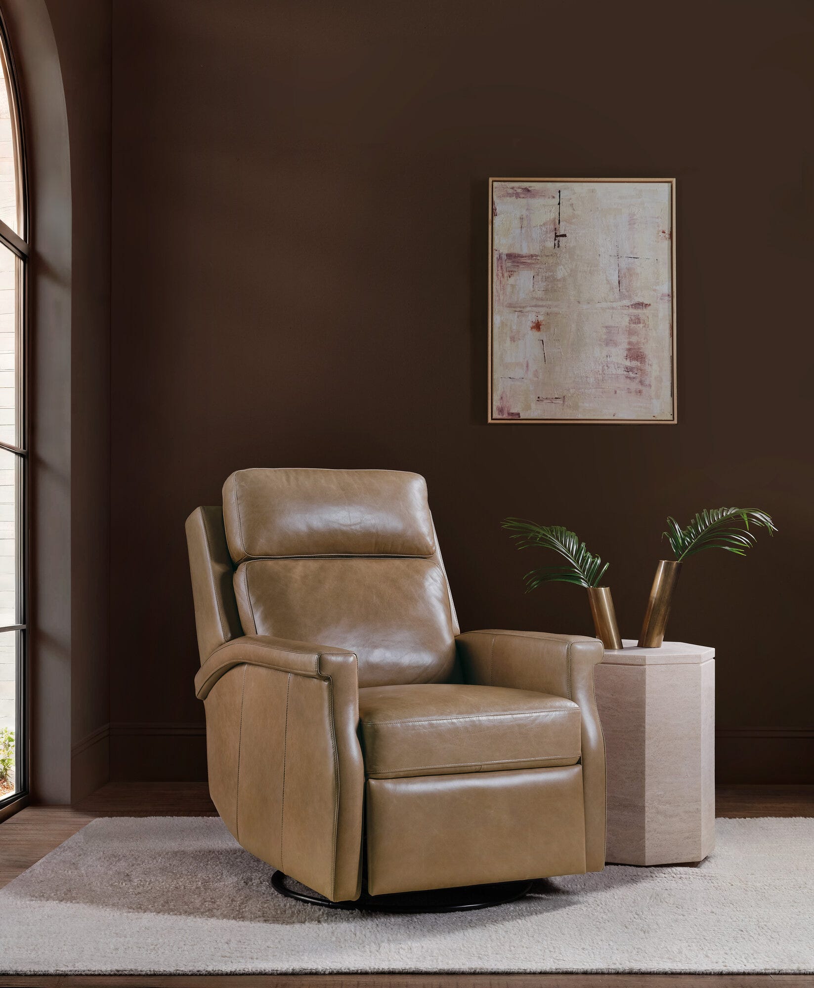 Kaufman Swivel Power Recliner